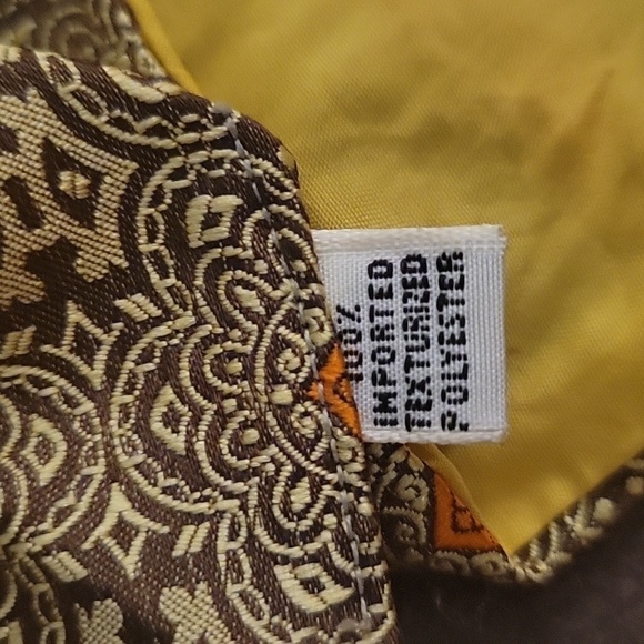 Vtg 1950s-1960s Damon for Kauffmans Floral Psychedelic Tie - Picture 6 of 6